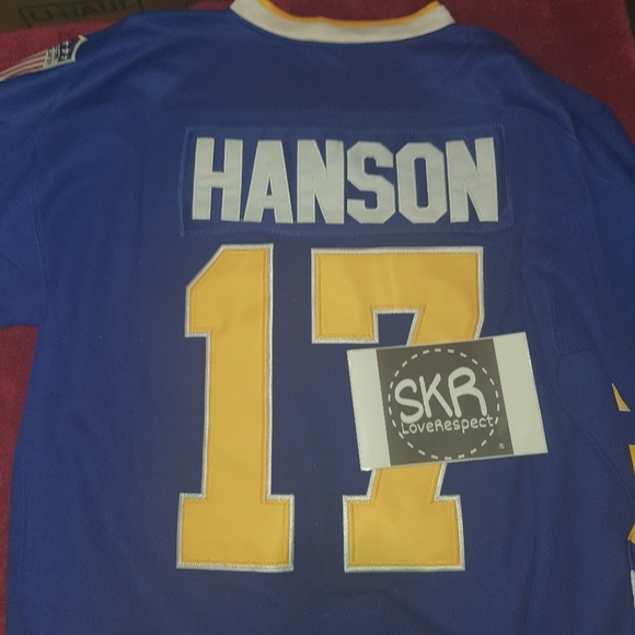 NWT Hanson Hockey Jersey Authentic Blue - Picture 6 of 7